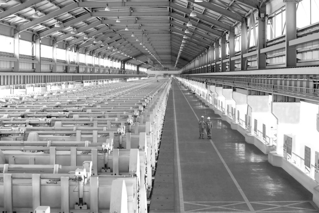 Aluminum production facility